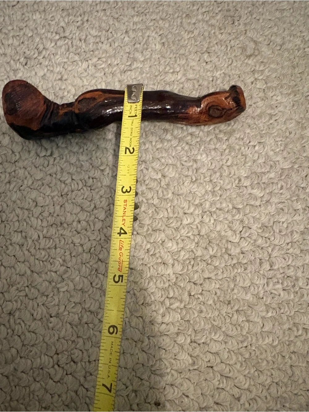 Handcrafted Brown Wood Corkscrew cypress wood shipped back from UK